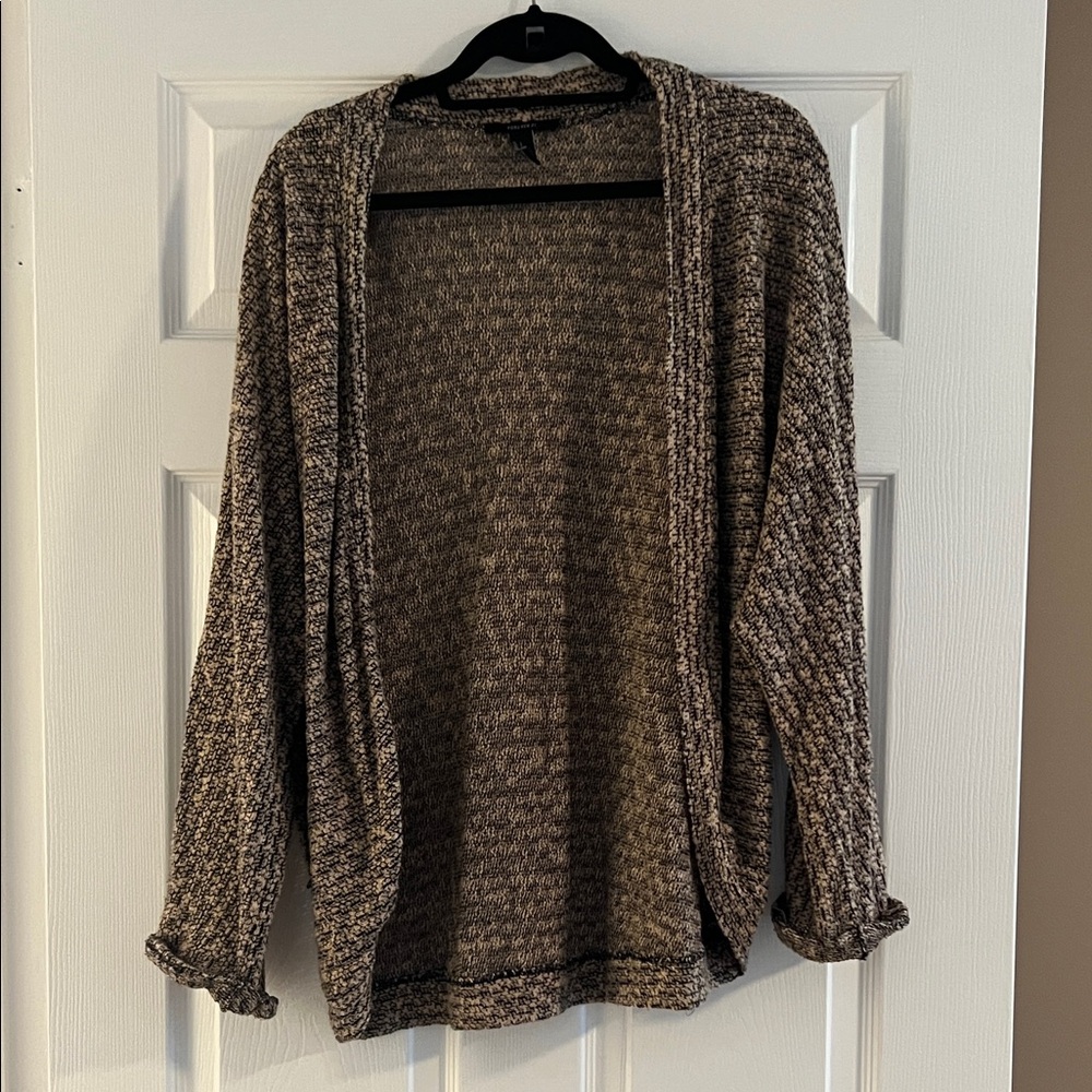 Forever 21 Textured Brown Cardigan